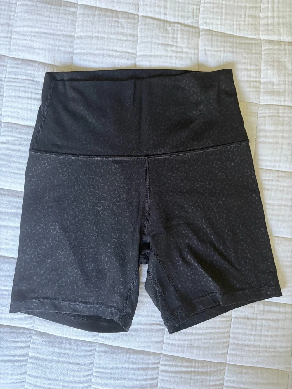High-Waist black leopard LULULEMON align